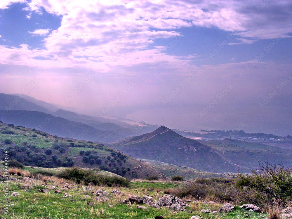 Ramat Hagolan landscape November 2006