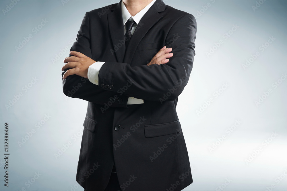 Close up of buisnessman in suit and tie . Close up of buisnessman in suit and tie .