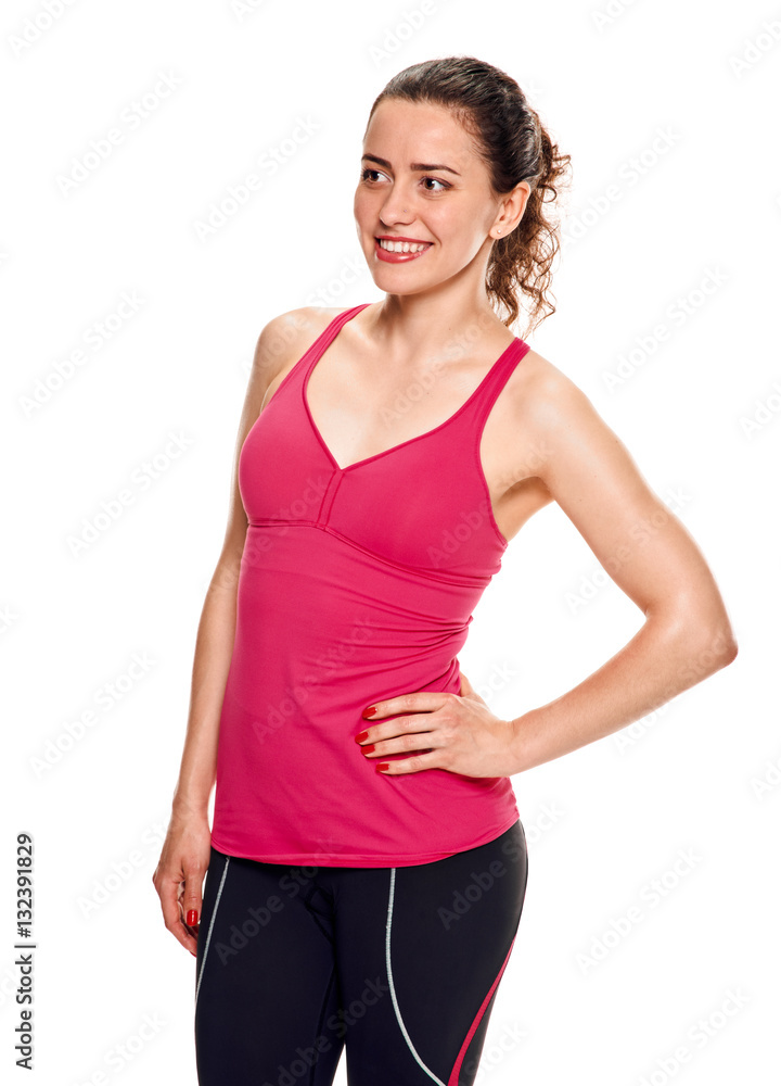 Fitness and sporty woman in studio Fitness and sporty woman in studio
