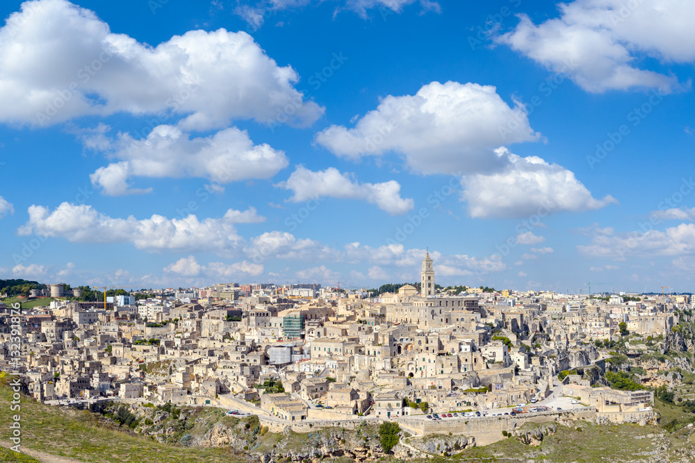 Matera scenic view of Sasso Caveoso Matera scenic view of Sasso Caveoso