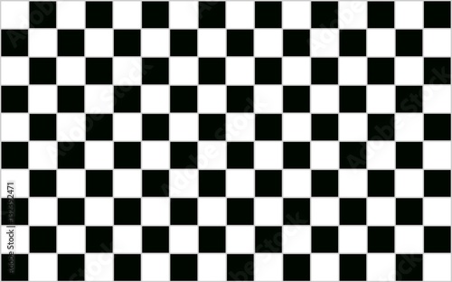 Square Black and white checkered abstract background with grey b photo