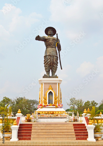 Anouvong monument at Vientiane, Laos