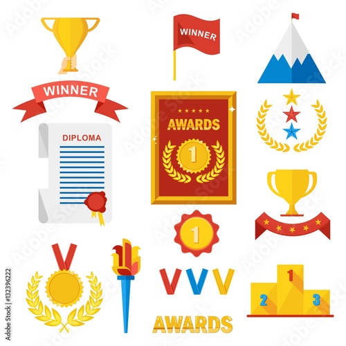 set of gold awards