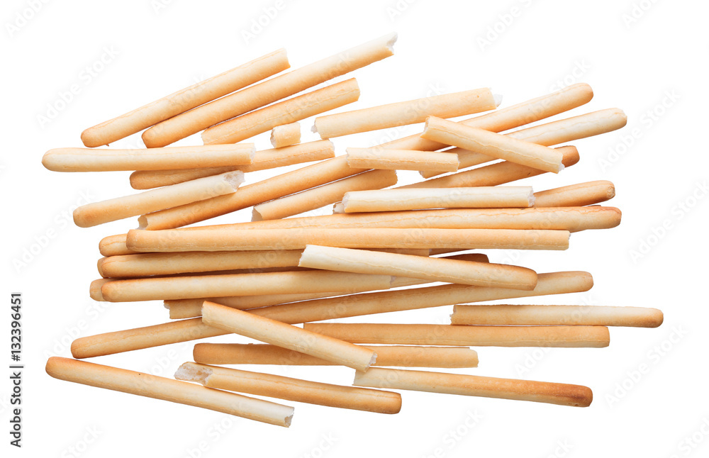 Bread sticks isolated
