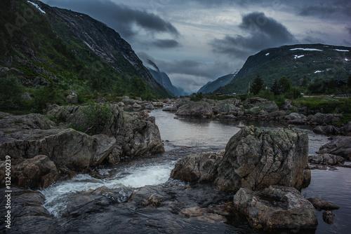 wild river in Norway