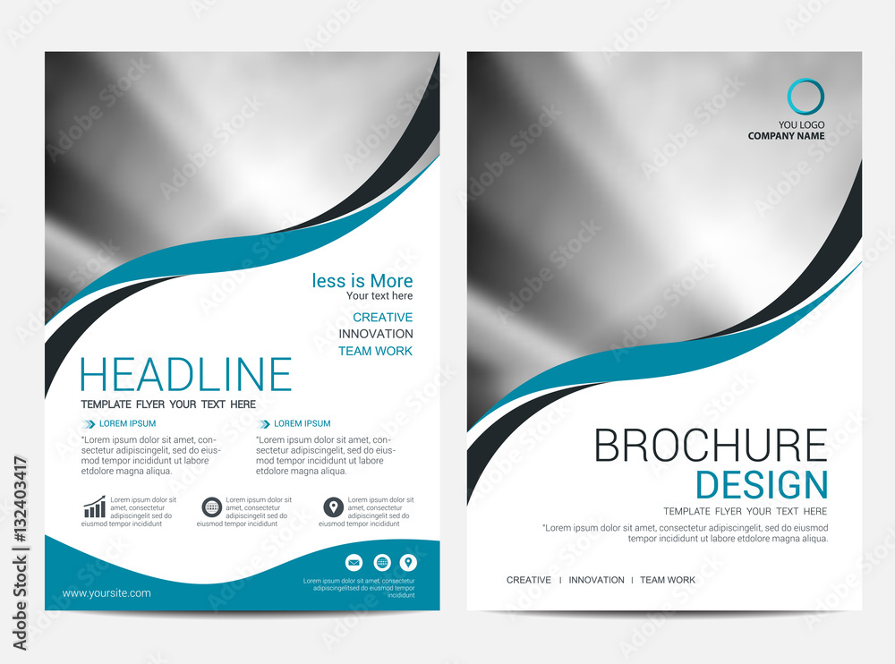 © tumindy - Brochure template flyer background for business design