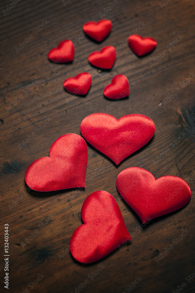 Obraz premium Red hearts