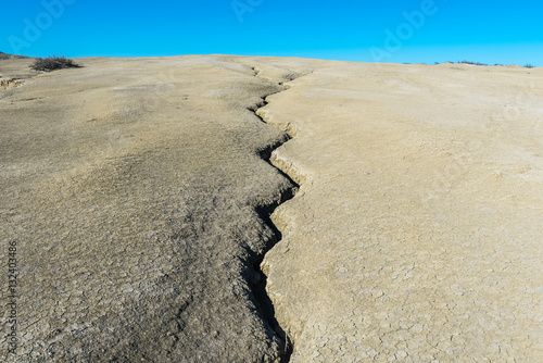 Cracked earth  earthquake