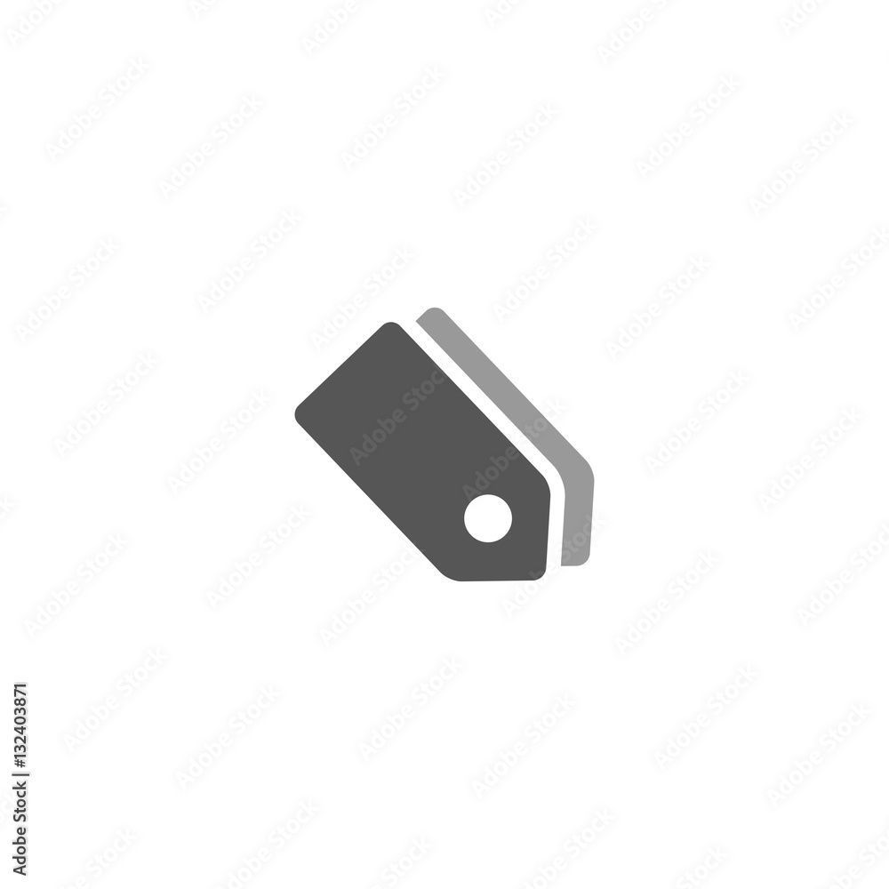 Grey discount icon or sticker Grey discount icon or sticker
