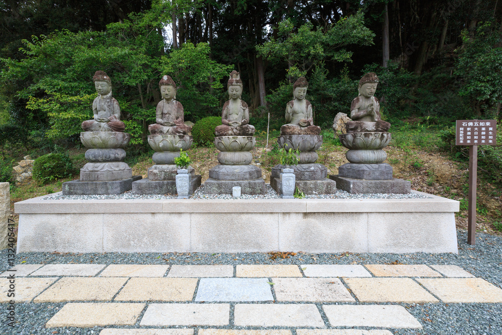 初山 宝林寺 -石佛五如来- 浜名湖 湖北五山