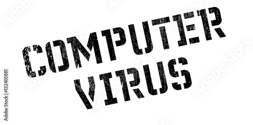 Computer Virus rubber stamp. Grunge design with dust scratches. Effects can be easily removed for a clean, crisp look. Color is easily changed.