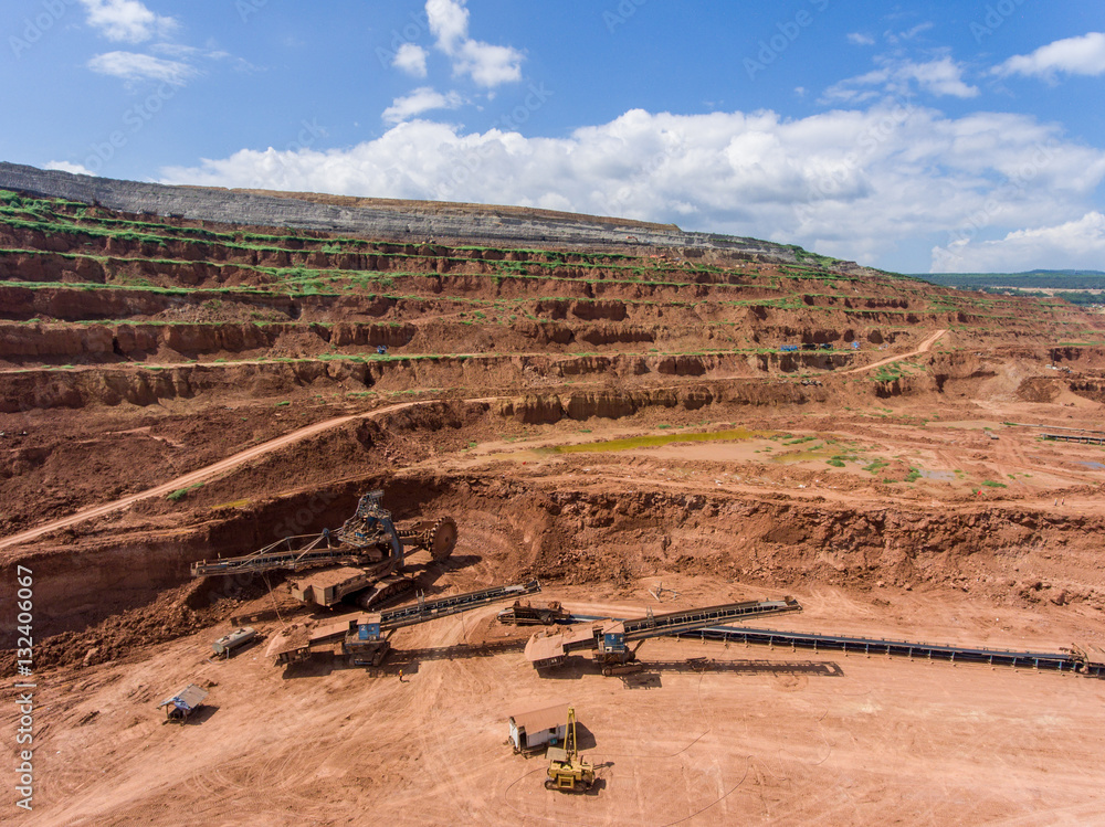 Naklejka premium Environmental in Coal Mining
