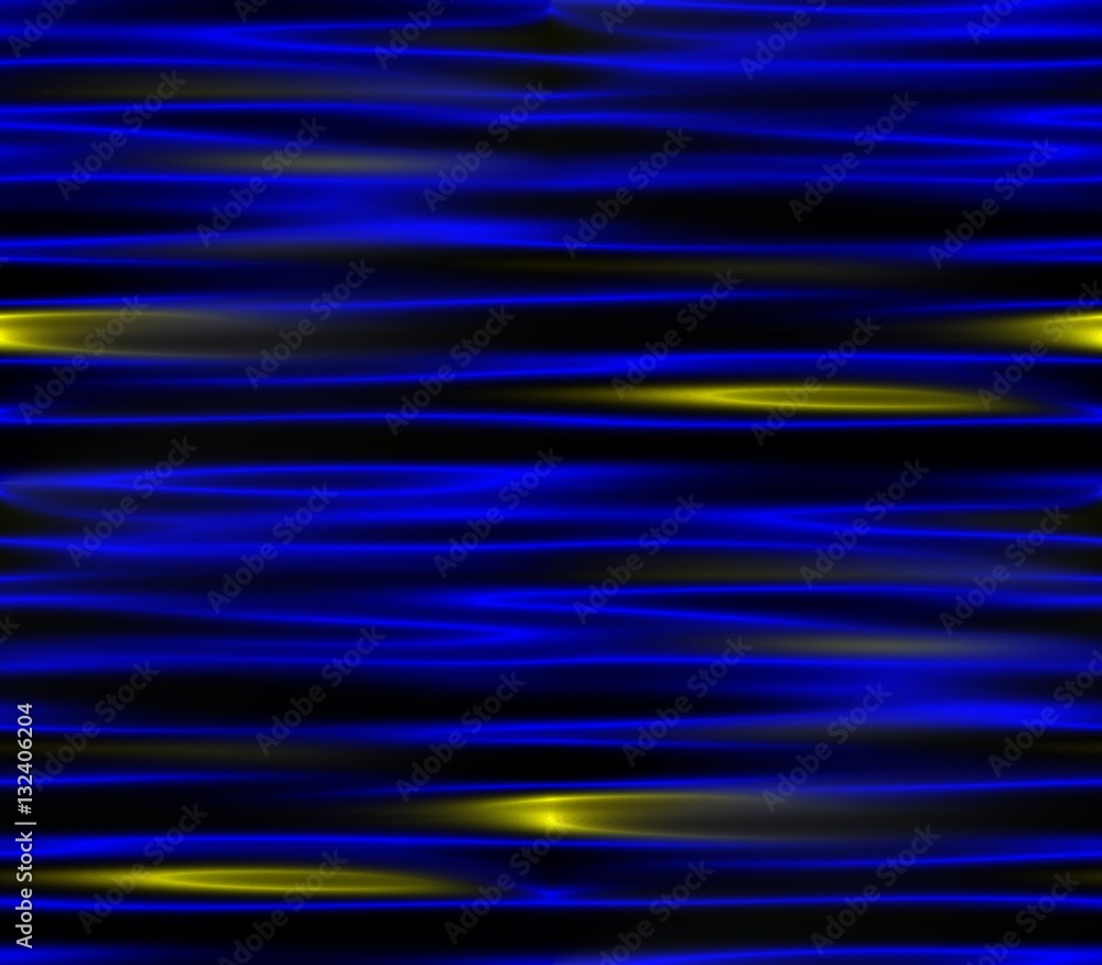 Seamless abstract background with bright lines, spots, holes and points of gray, blue and yellow  fantasy