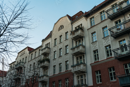 old apartment houses with balconies at prenzlauer berg © Robert Herhold