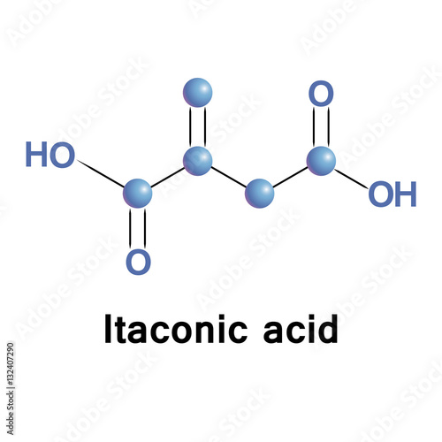 Itaconic acid, or methylenesuccinic acid, is an organic compound obtained by the distillation of citric acid. It is a fully sustainable industrial building block.