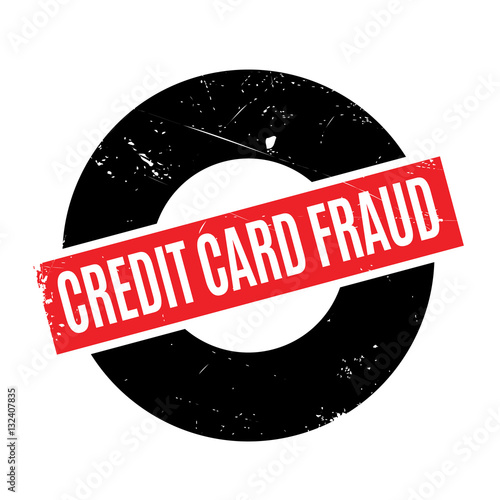Credit Card Fraud rubber stamp. Grunge design with dust scratches. Effects can be easily removed for a clean, crisp look. Color is easily changed.