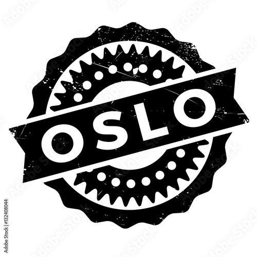 Photography Oslo stamp rubber grunge