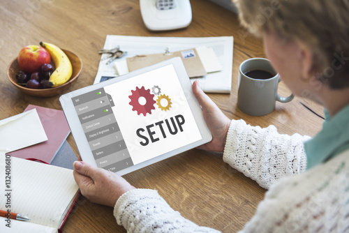 Setup Settings Configuration Tools Concept photo