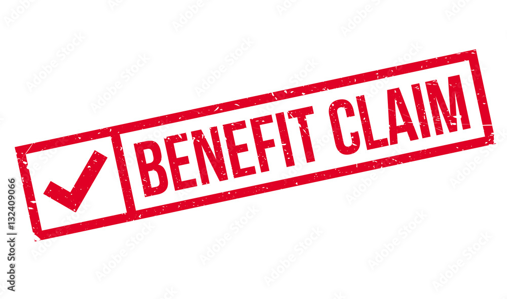 Benefit Claim rubber stamp. Grunge design with dust scratches. Effects can be easily removed for a clean, crisp look. Color is easily changed. Benefit Claim rubber stamp. Grunge design with dust scratches. Effects can be easily removed for a clean, crisp look. Color is easily changed.