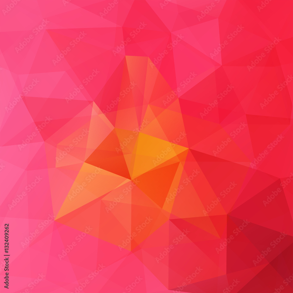 Fototapeta premium Background of geometric shapes. Pink mosaic pattern. Vector EPS 10. Vector illustration