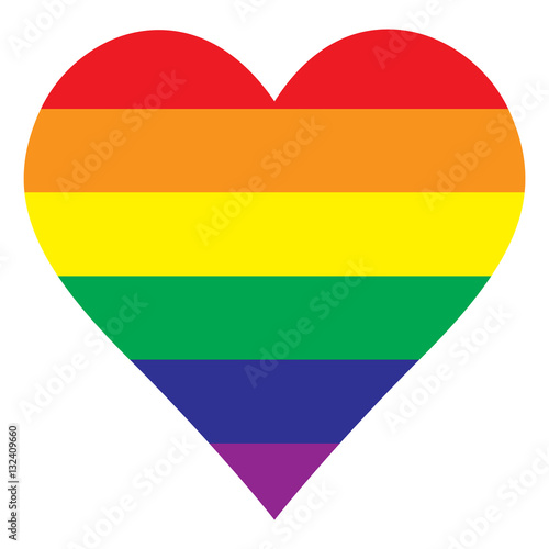 Rainbow heart, Heart icon, lgbt color . symbol of homosexual love, Vector illustration. Lgbt community sign isolated on white background. Free Download Rainbow heart, Heart icon, lgbt color . symbol of homosexual love, Vector illustration. Lgbt community sign isolated on white background. - GFXLoad