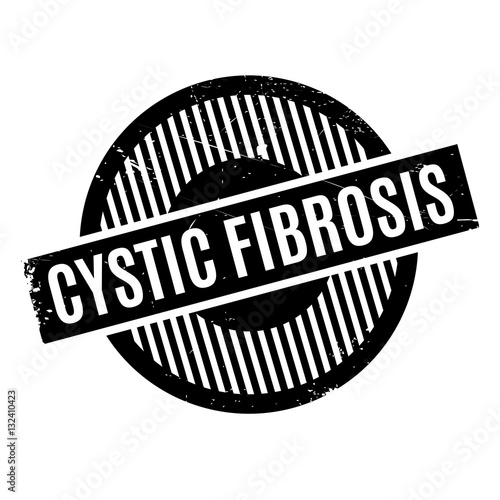 Cystic Fibrosis rubber stamp. Grunge design with dust scratches. Effects can be easily removed for a clean, crisp look. Color is easily changed.