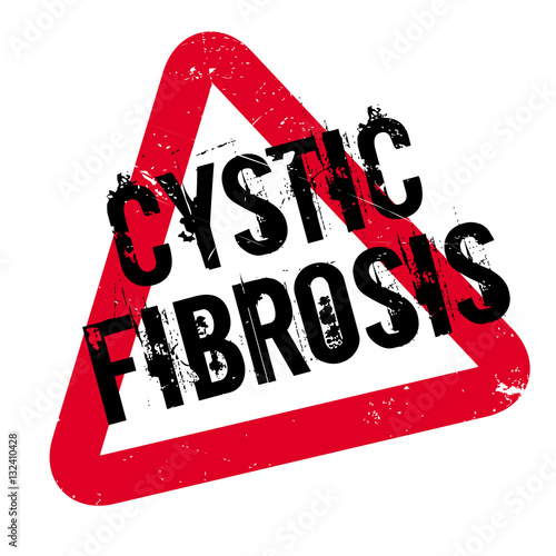 Cystic Fibrosis rubber stamp. Grunge design with dust scratches. Effects can be easily removed for a clean, crisp look. Color is easily changed.