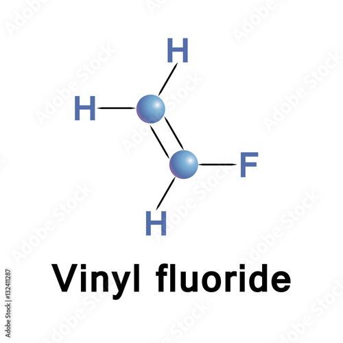is an halide with the chemical formula C2H3F. It is used as the monomeric to the fluoropolymer polyvinylfluoride Stock-vektor | Adobe Stock