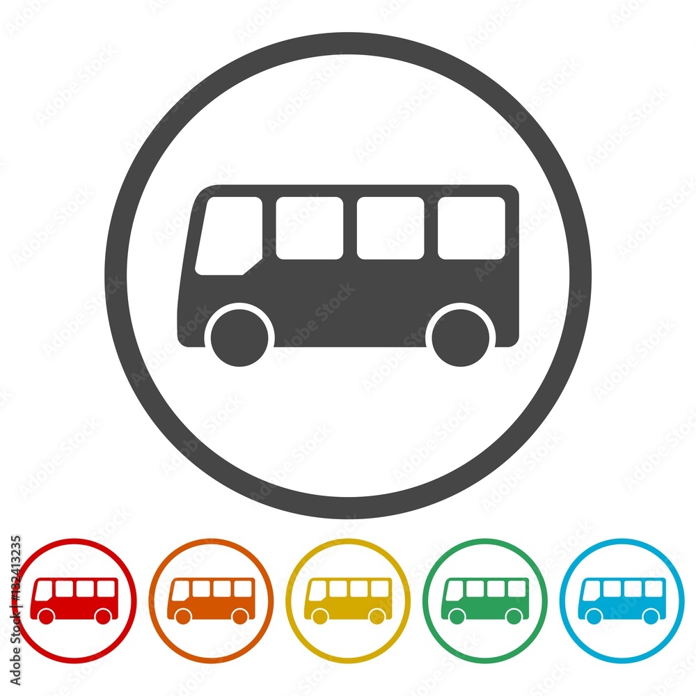 Bus icon vector, logo illustration Bus icon vector, logo illustration