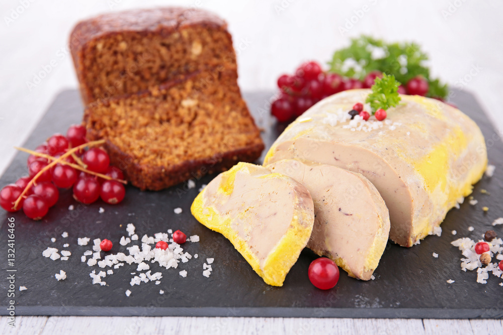 foie gras and redcurrant