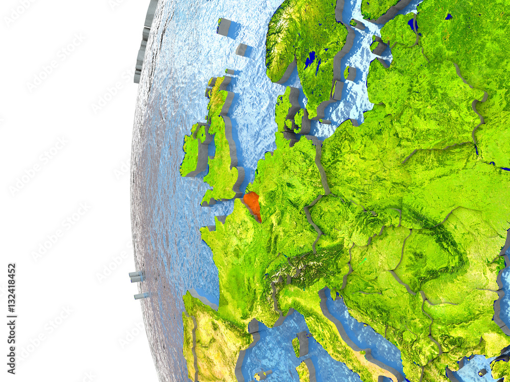 Belgium in red Belgium in red