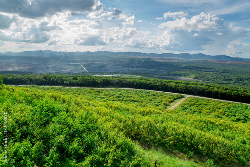 Cloudy Landscape View