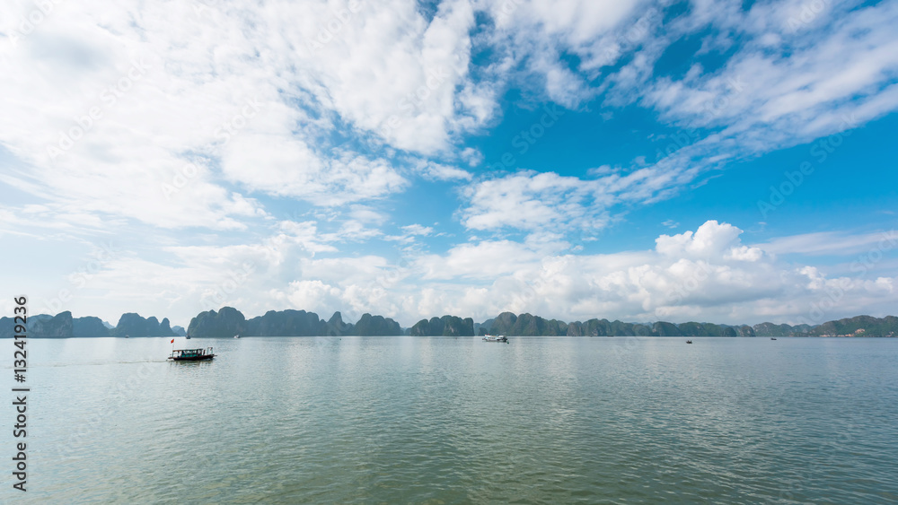 Halong bay panorama view, Vietnam