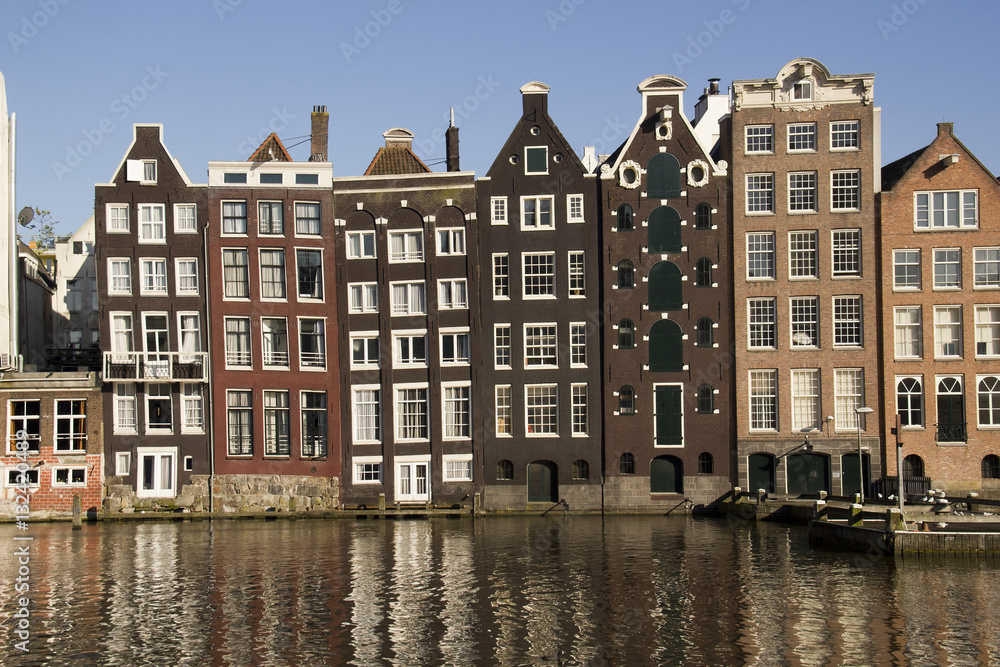Historical buildings in Amsterdam