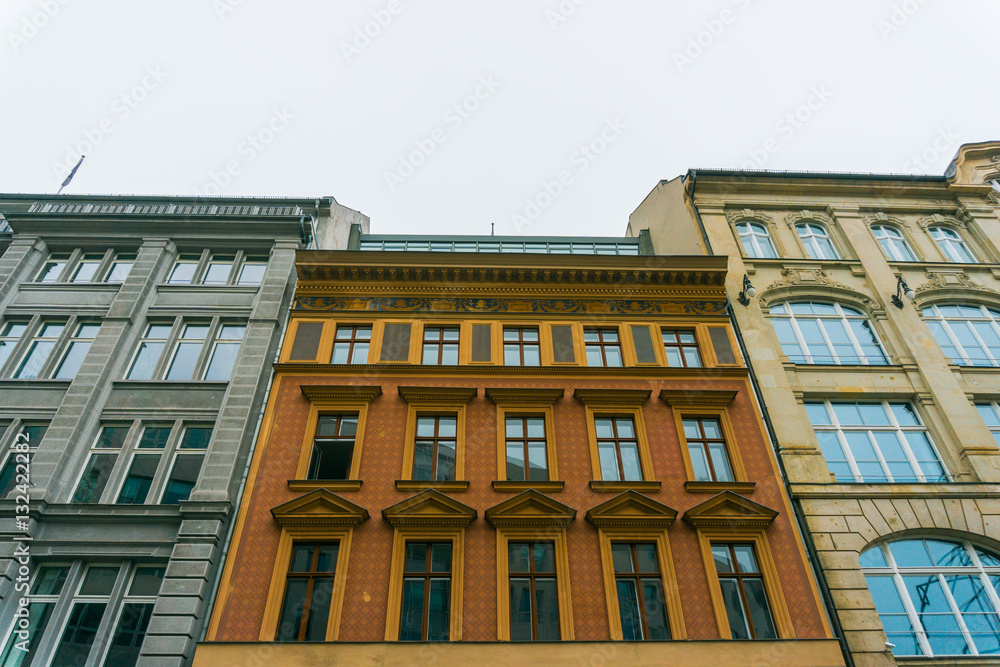 old fashioned row houses at berlin old fashioned row houses at berlin