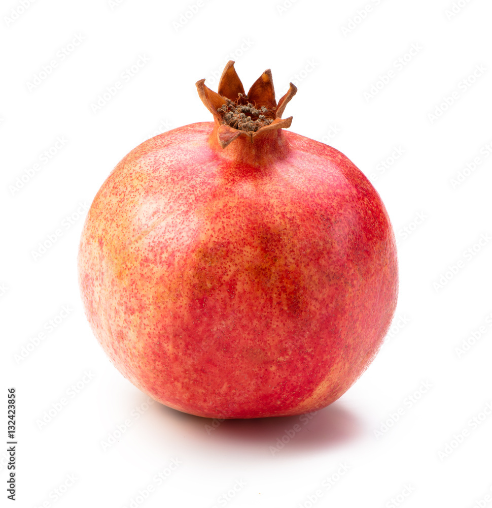 Pomegranate isolated on white background. Fruit. Pomegranate isolated on white background. Fruit.