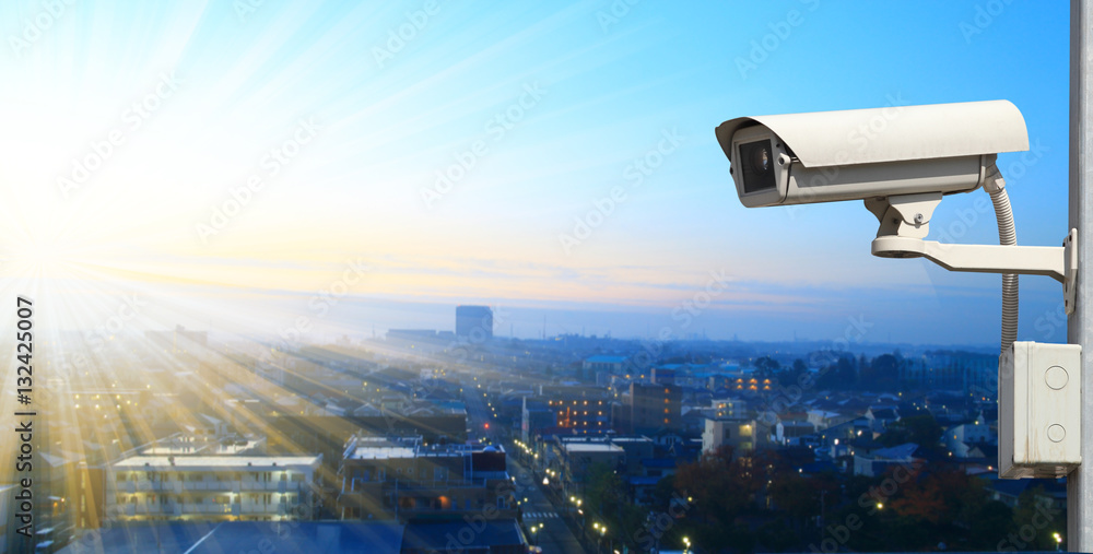 CCTV Camera with house background. Stock Photo | Adobe Stock