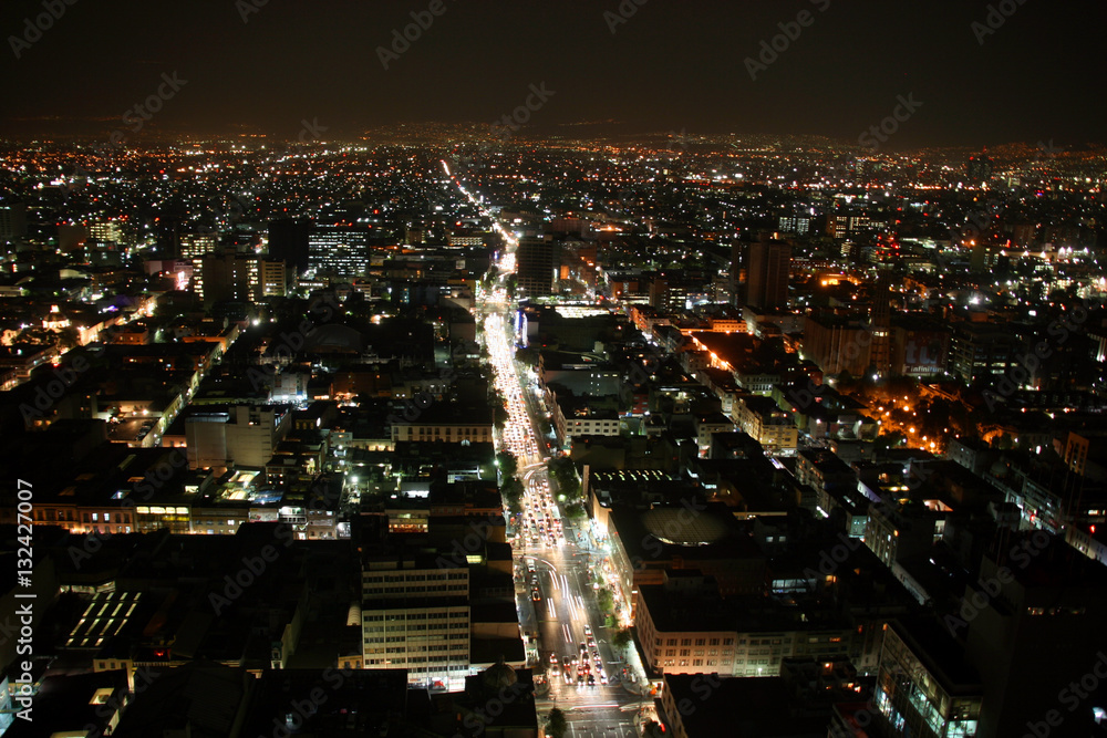 Obraz premium Aerial view of Mexico City, Mexico