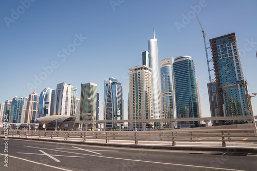 street of the city of tall buildings, Dubai