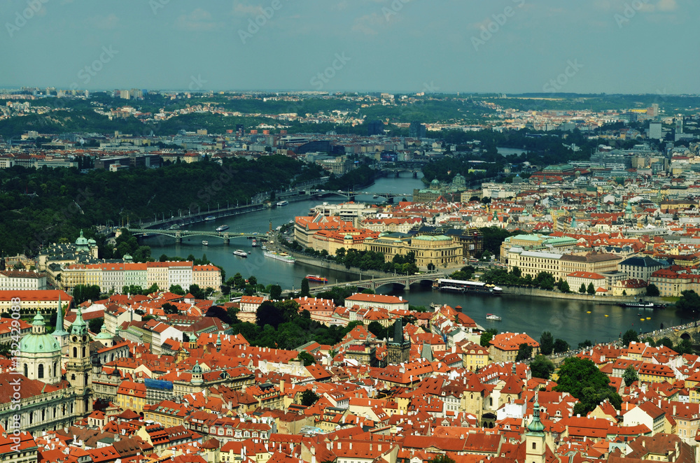 Landscape of Prague