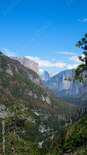Valley view that has El Capitan and half dome at the back ground