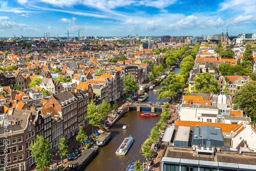 Photography Panoramic view of Amsterdam
