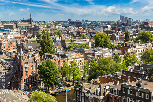 Photography Panoramic view of Amsterdam