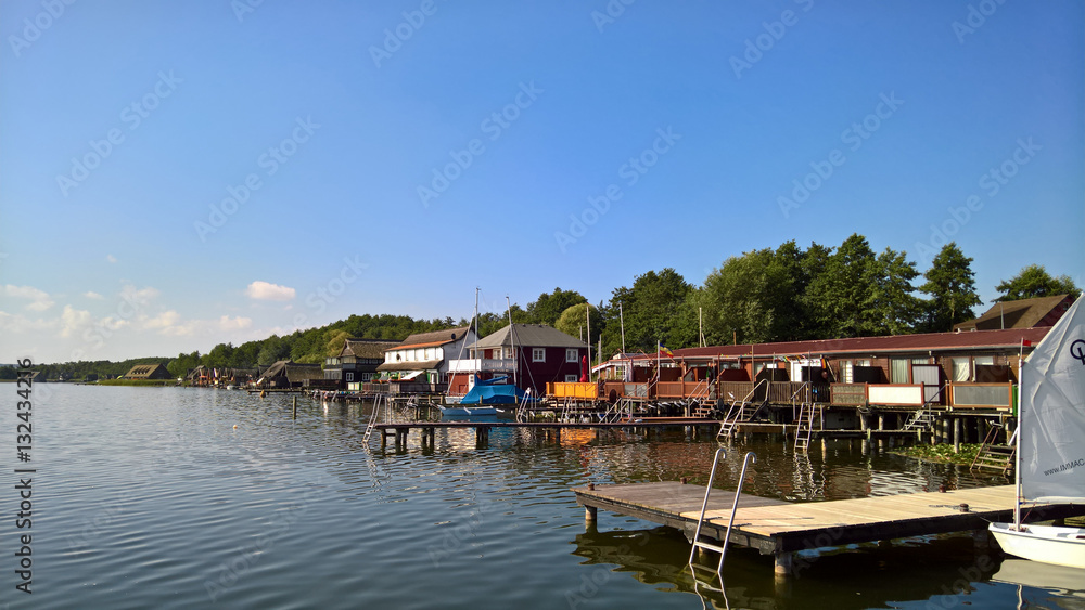 Bootshäuser am Inselsee