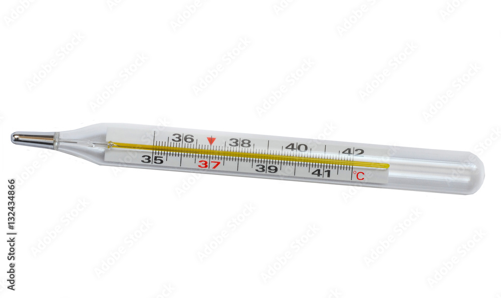 Thermometer on white background Thermometer on white background