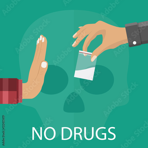 No drugs concept