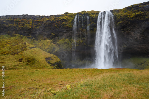 Seljalandsfoss  famous waterfall in Iceland