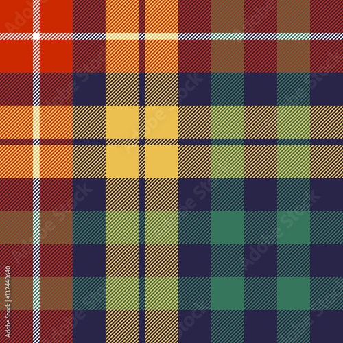 Colored check seamless fabric texture