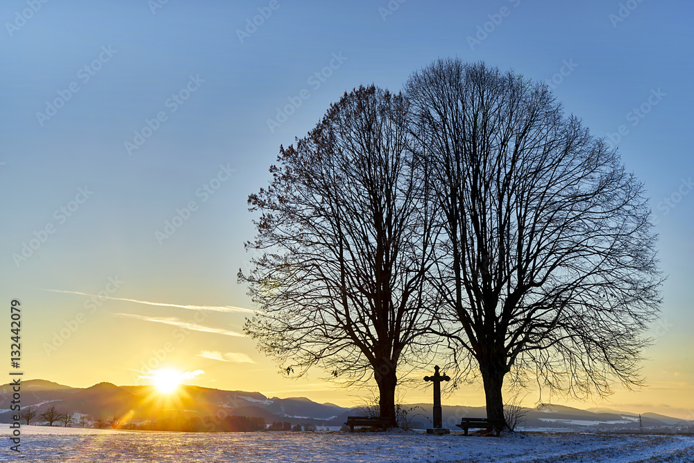 Wegekreuz StockFoto Adobe Stock