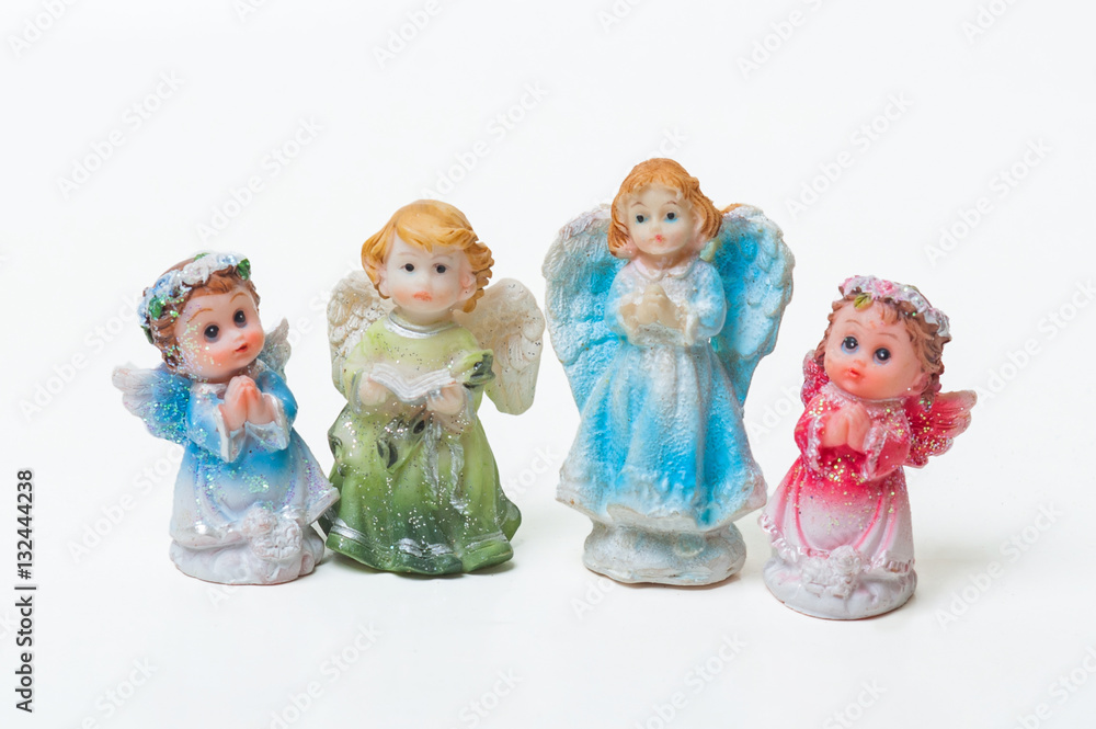 Fototapeta premium Four shiny angels